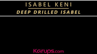 Isabel Keni megdugva nagy dákóval - Karups