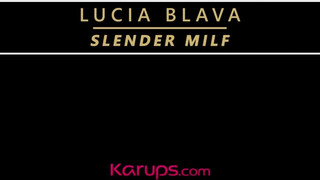 Karups - Lucia Blava az extra sovány milf