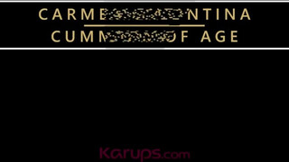 Karups - Carmen Valentina fiatal sráccal kúr